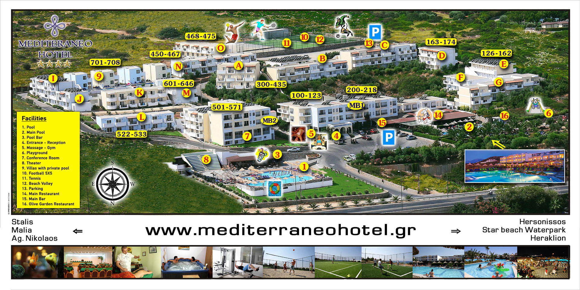 Mediterraneo Hotel In Hersonissos Crete: 4 Star Hotels Crete ...